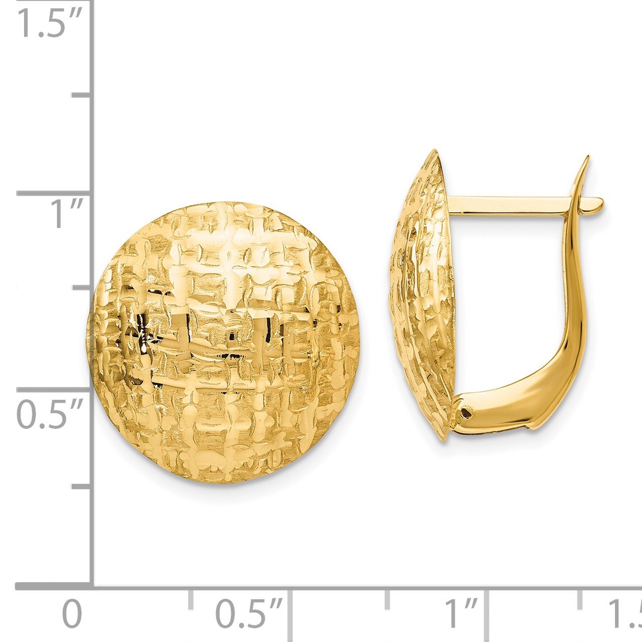 Leslie's 14K Gold Earrings-2