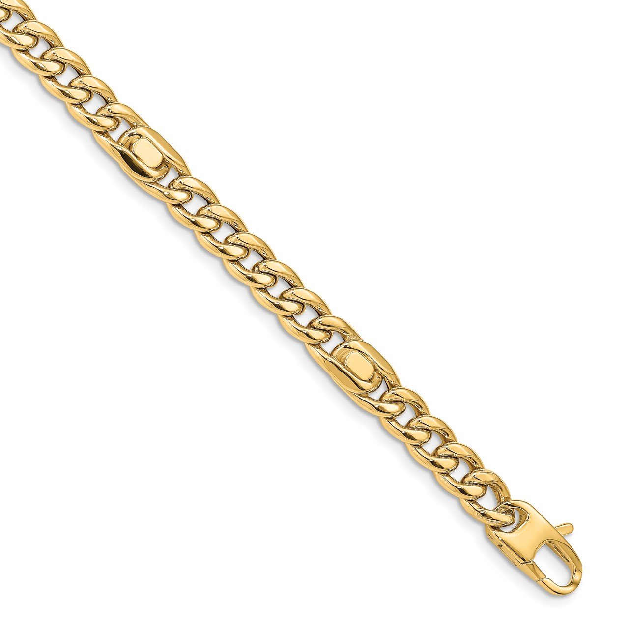 Leslie's 14k Men's Polished Link Bracelet