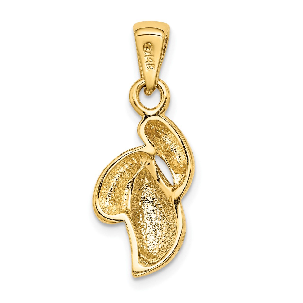 14k Two-Tone Polished Contemporary Pendant-3