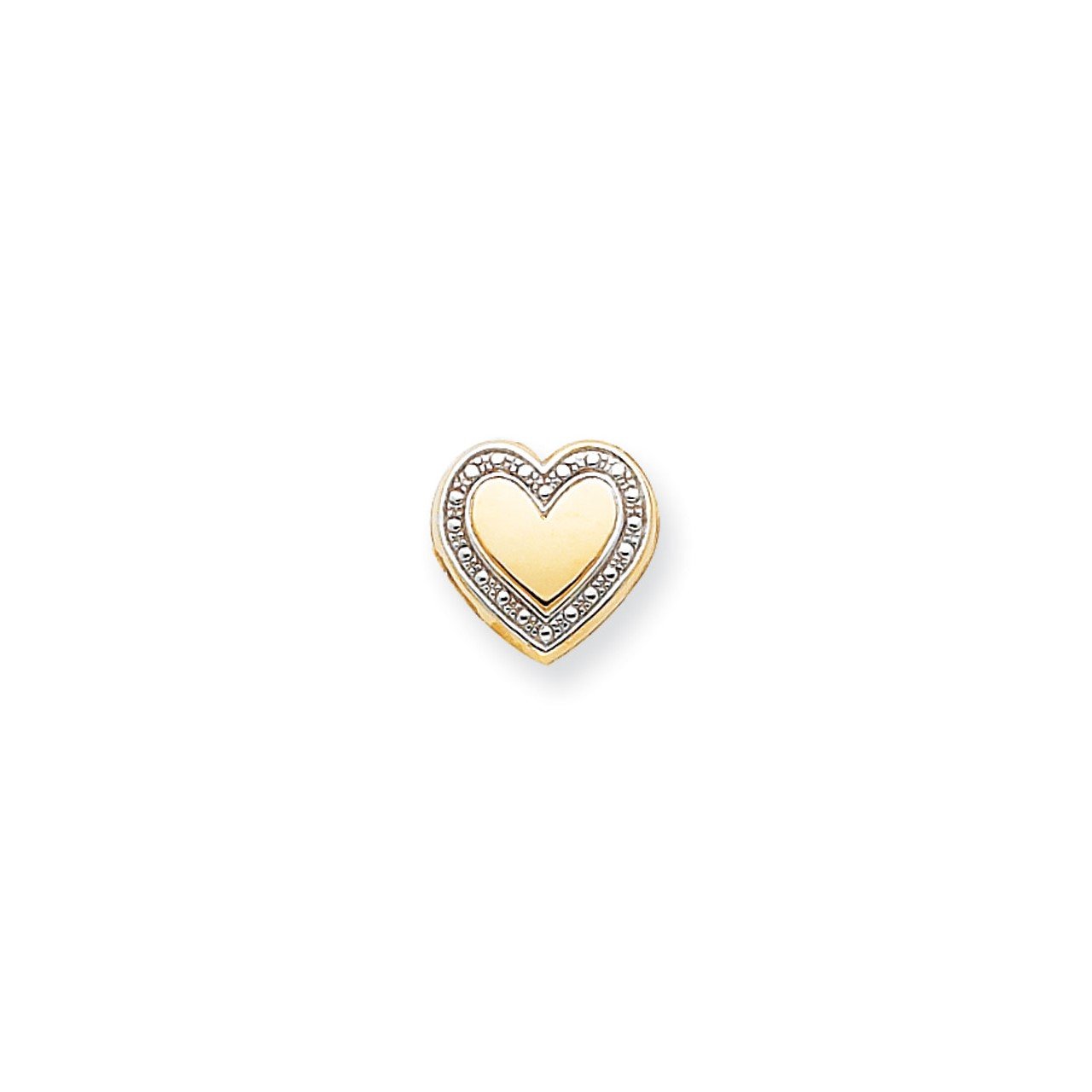 14k Slider Heart Locket