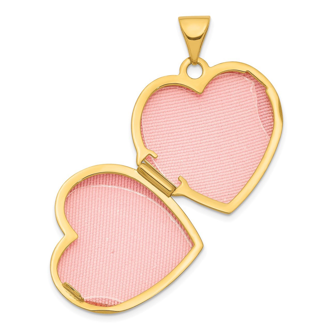 14K 19mm Heart Locket Pendant-1