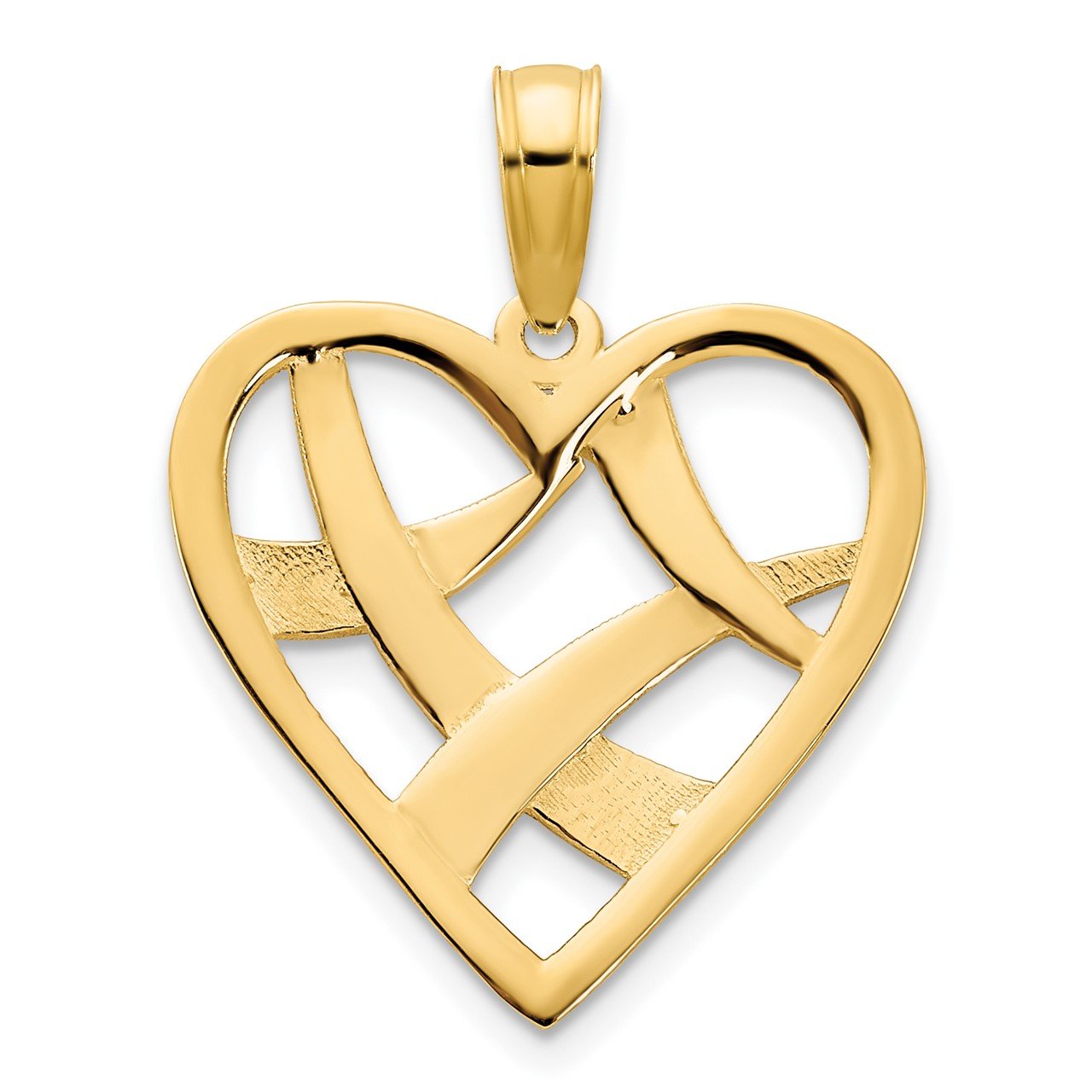 14k Fancy Heart Charm-3