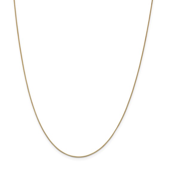 Leslie's 14K .7mm Box with Lobster Clasp Chain-1