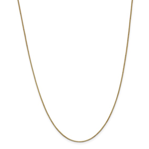 14k 1mm Box Chain