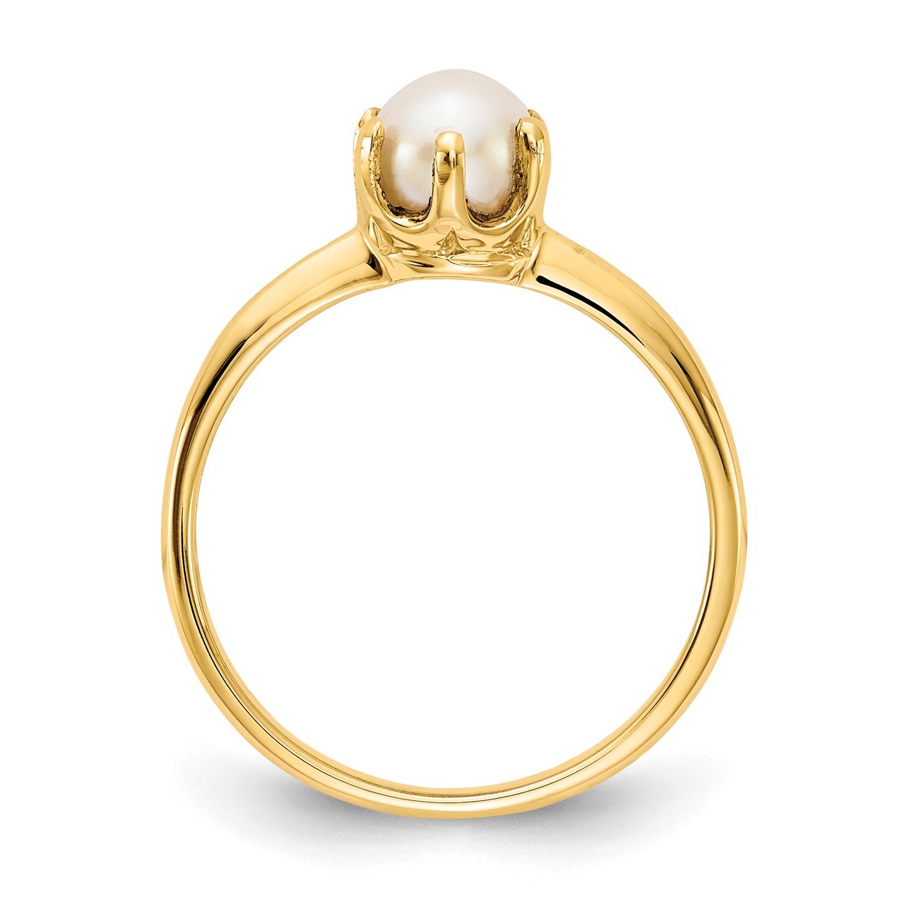 14k 5.5mm FW Cultured Pearl ring-1