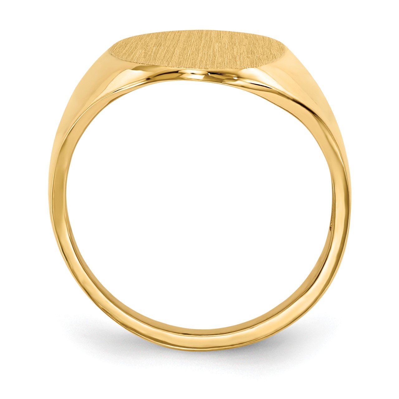 14k 12.0x17.0mm Open Back Signet Ring-1