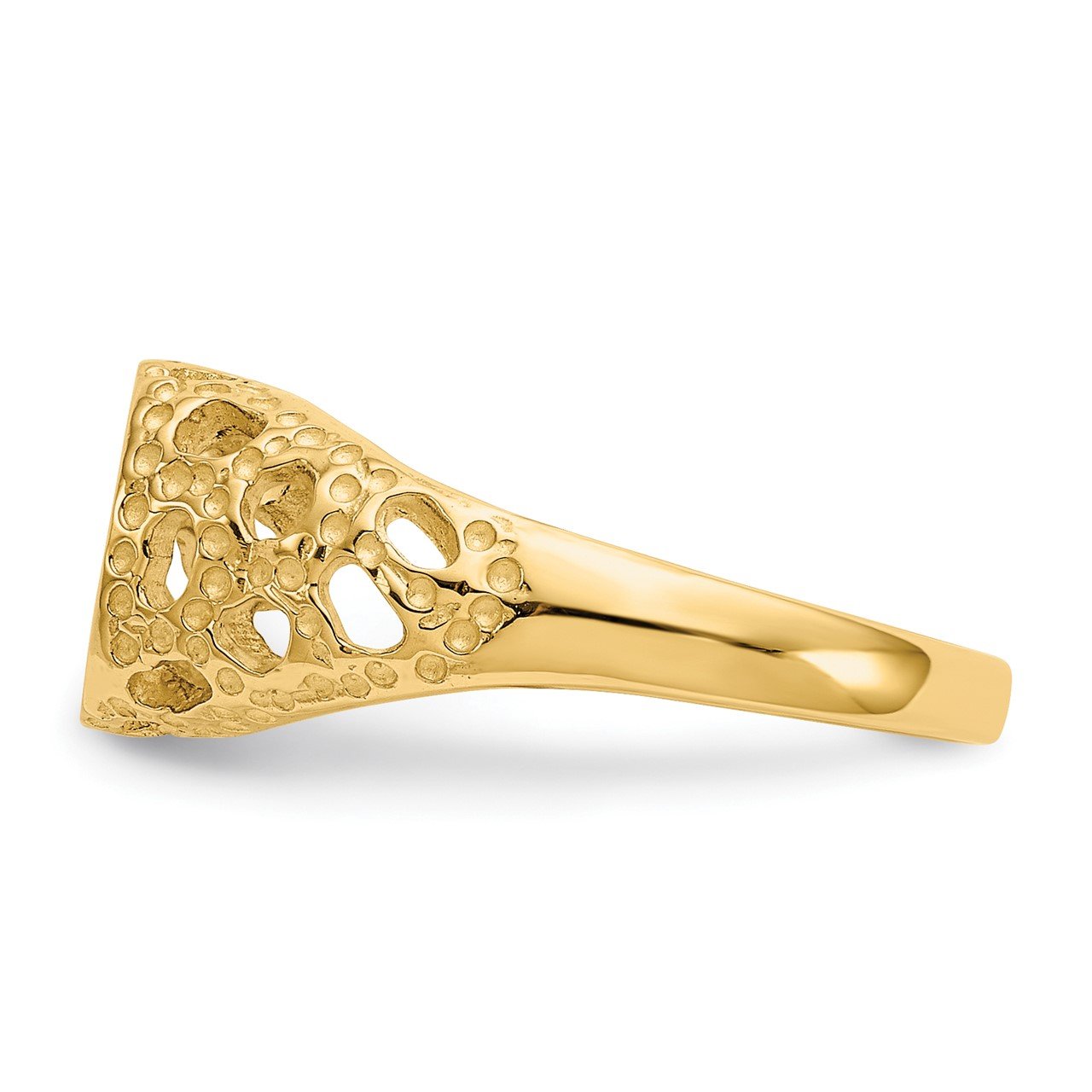 14k Childs Fancy Signet Ring-3