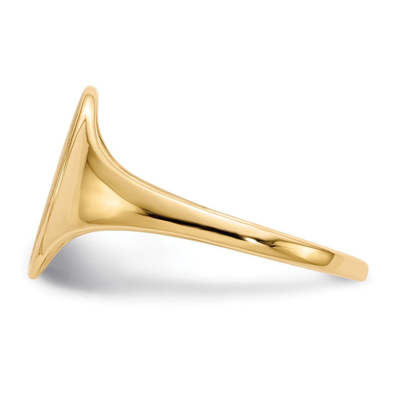 14k 12.0x8.5mm Open Back Signet Ring-2