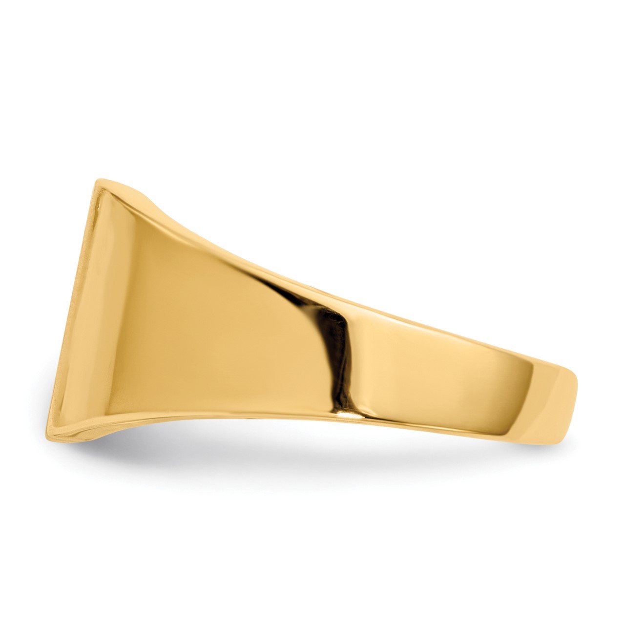 14k 9.0x8.5mm Open Back Signet Ring-2