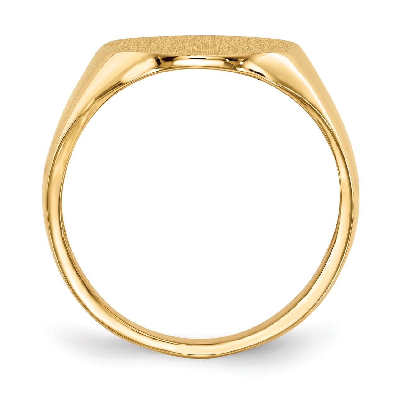 14k 16.0x14.0mm Open Back Mens Signet Ring-1
