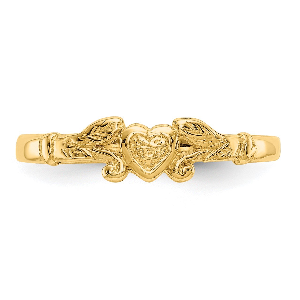 14k Heart Baby Ring-4