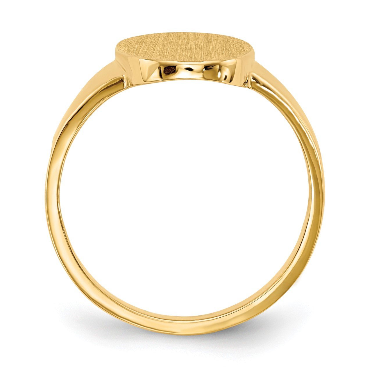 14k 14.5x9.0mm Open Back Signet Ring-1