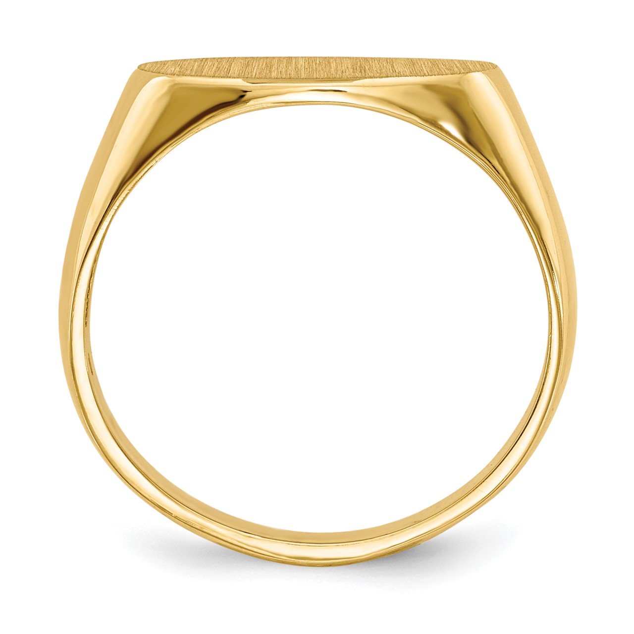 14k 7.0x13.5mm Open Back Signet Ring-1