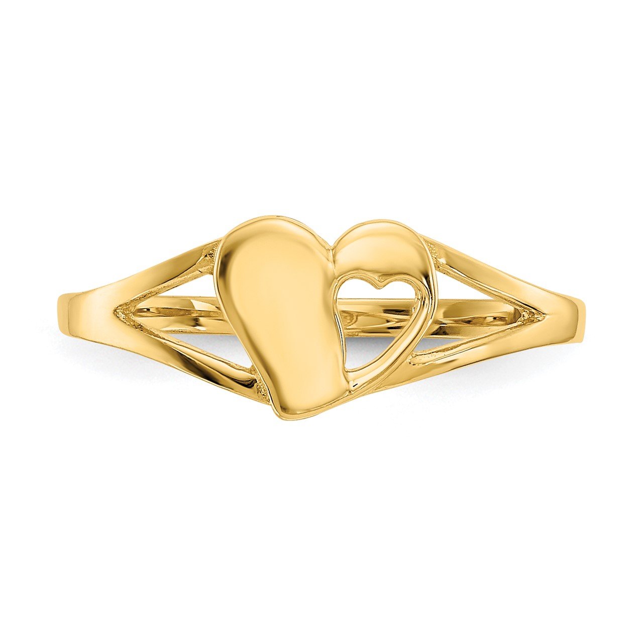14k Madi K Heart Baby Ring-3