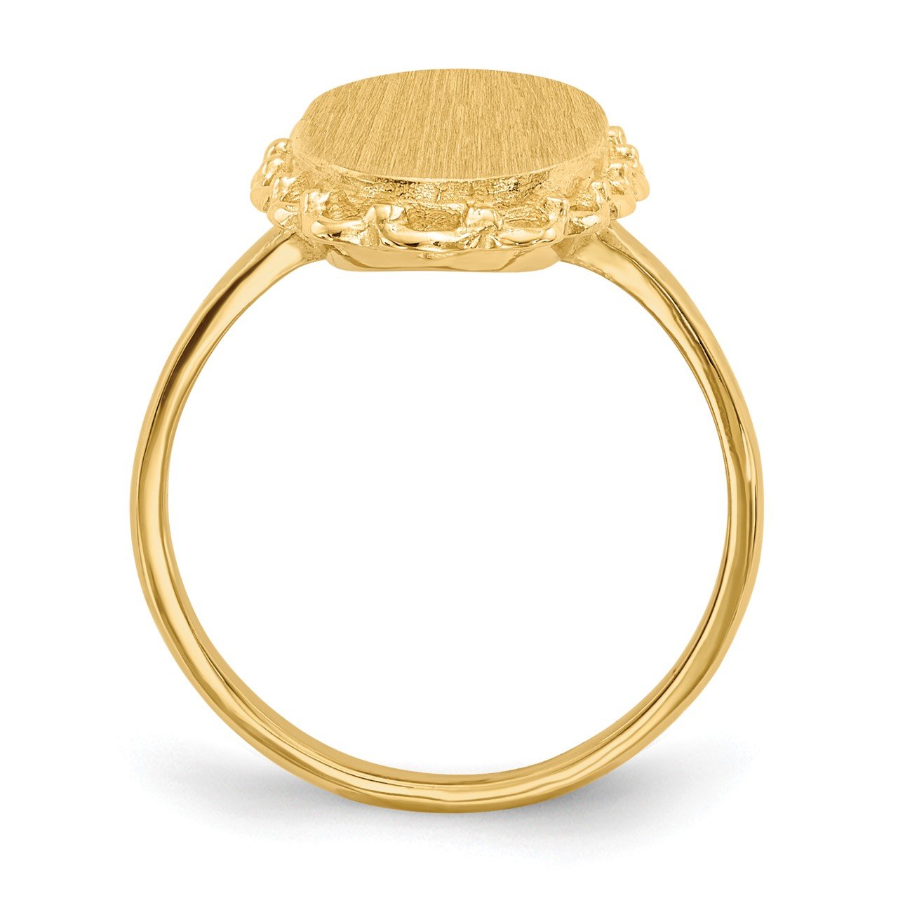14k 16.0x9.0mm Open Back Signet Ring-1