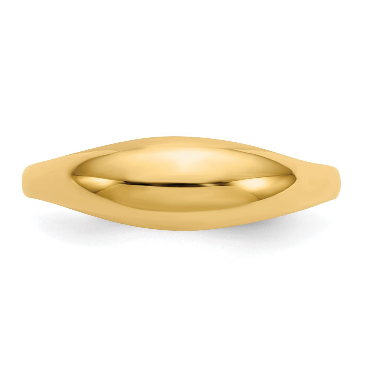 14k Childs Polished Dome Ring-4