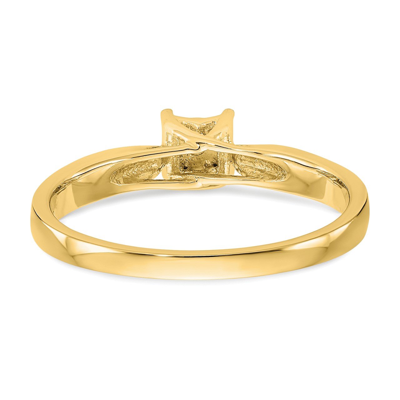 14K Yellow Gold Complete Diamond Engagement Ring-5