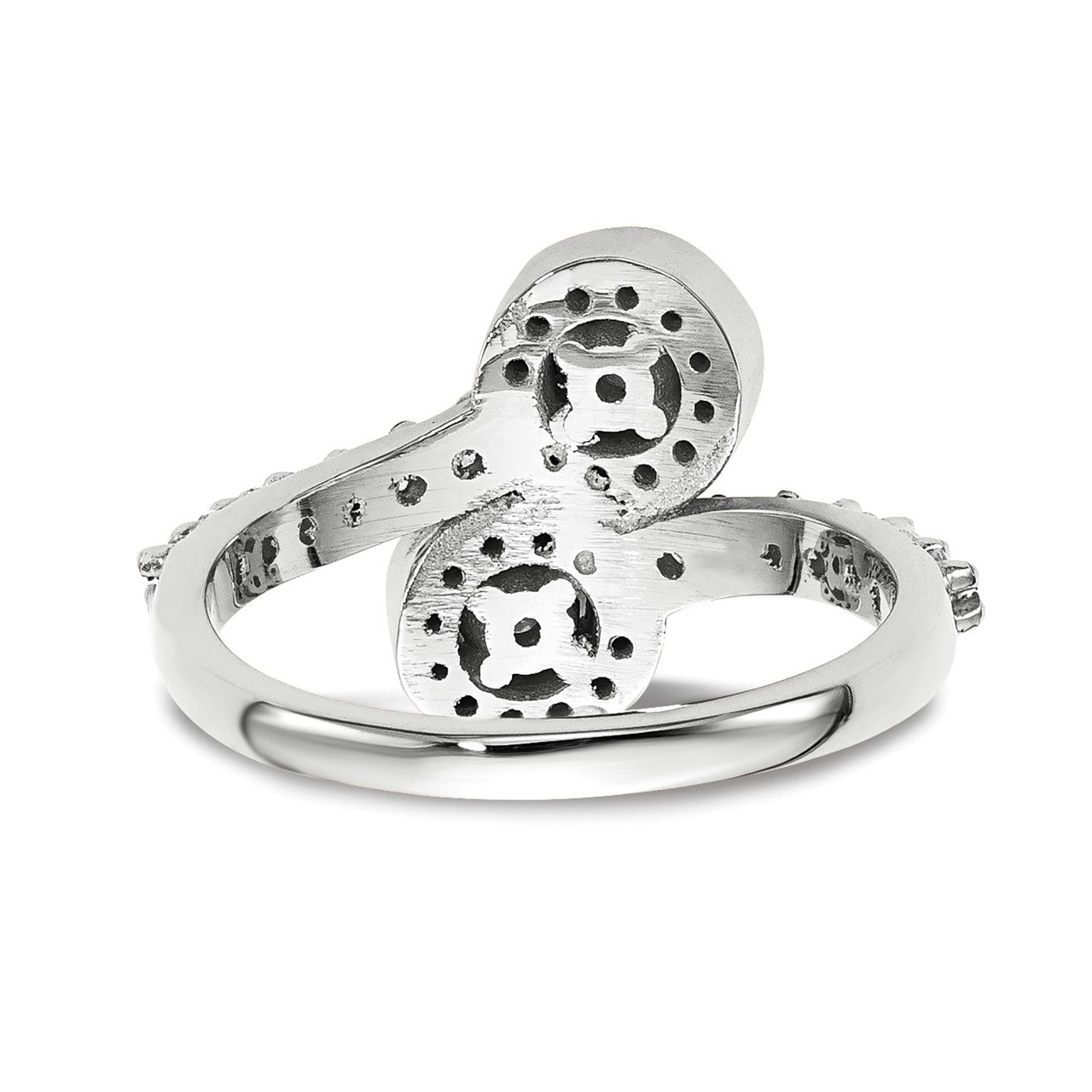 14KW VS Diamond 2-stone Ring Semi-Mount - 2.3 mm center stones-3